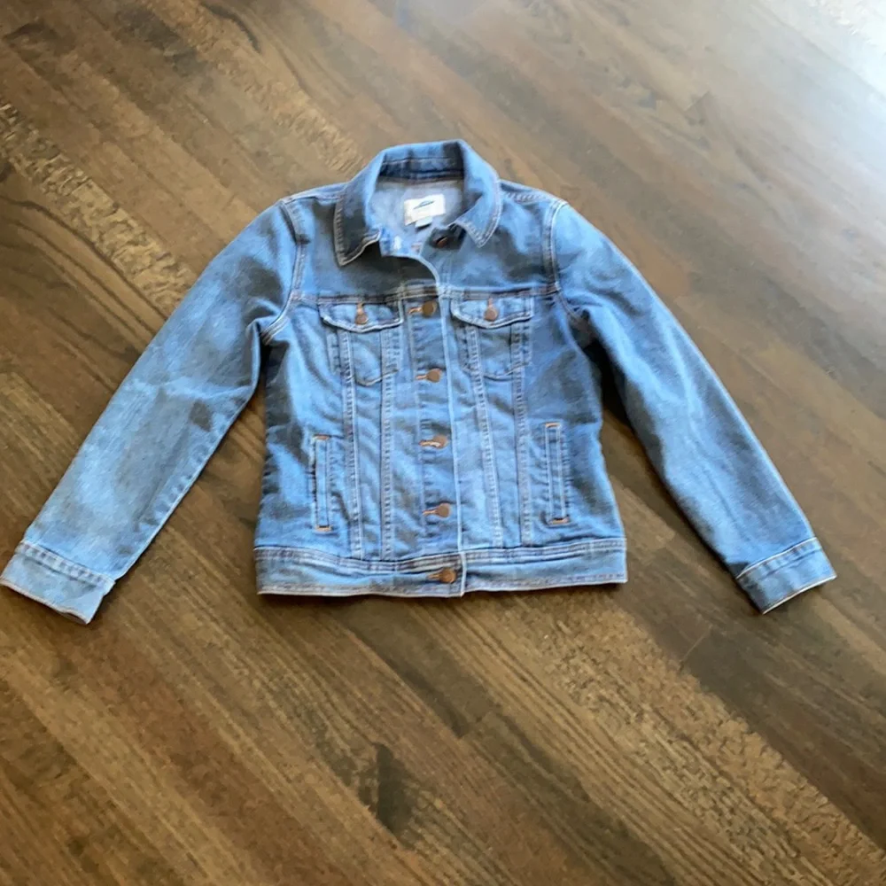 Old Navy Denim Jean Jacket Small S EUC - Picture 1 of 6